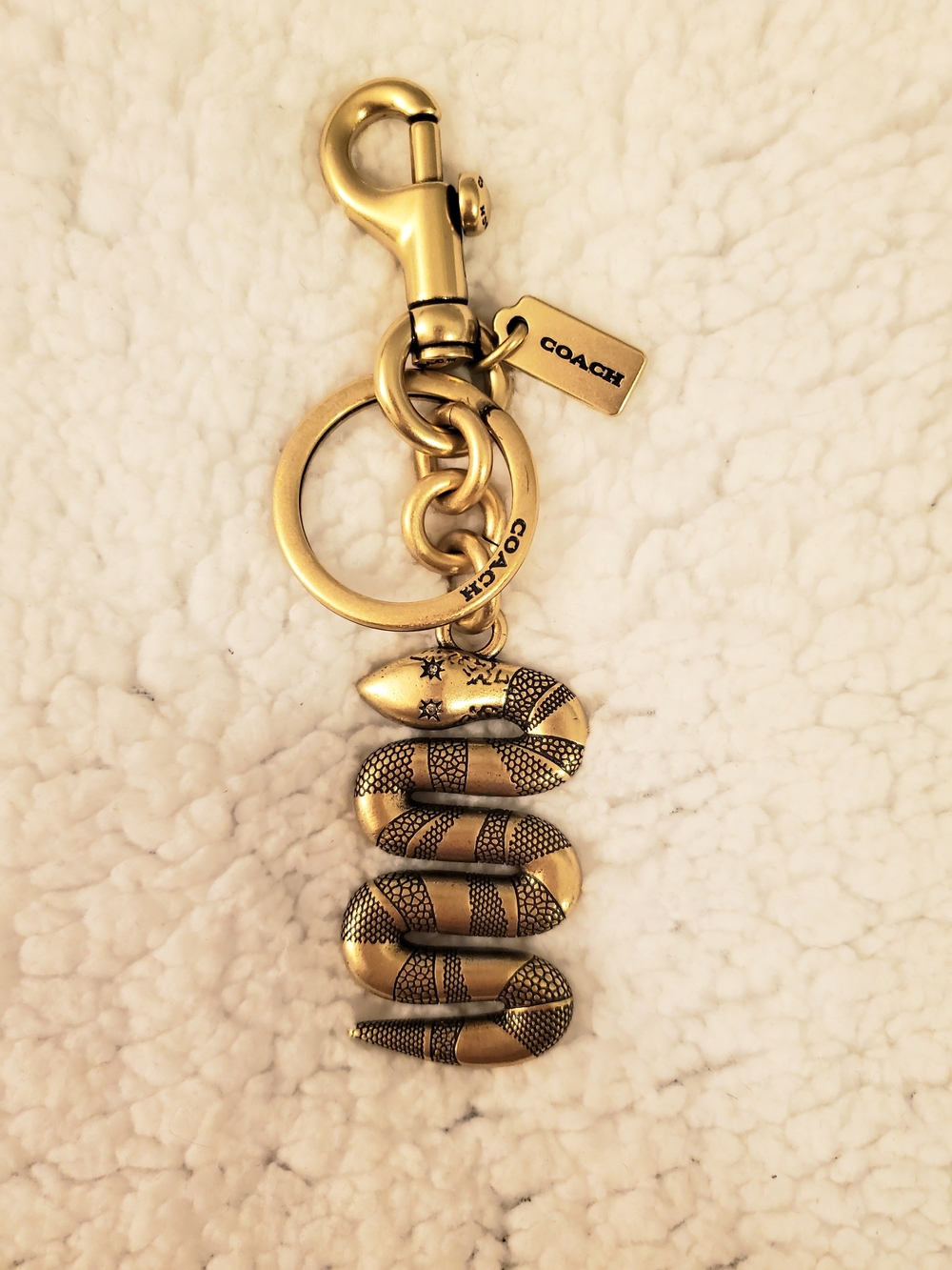 NWOT COACH Lunar New Year Snake Bag Charm